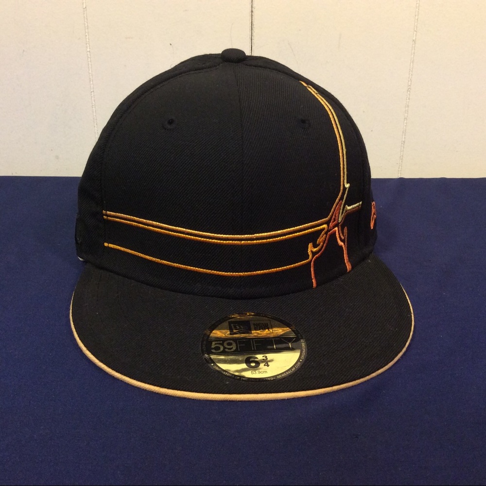 Atlanta Braves New Era 59 Fifty Baseball Hat Size 6 3/4